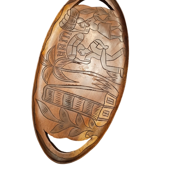 Haitian wood tray - Picture 6 of 6